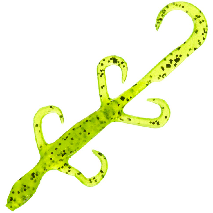 Zoom 6 inch Lizard Chartreuse Pepper – Hartlyn