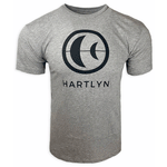 Hartlyn Stacked Logo Tee - Charcoal