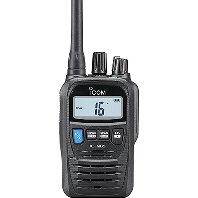 Icom VHF-HH, 5 Watt, Compact, w/Land Mobile