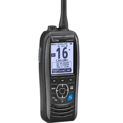 Icom VHF-HH, 5 Watt, w/GPS & DSC