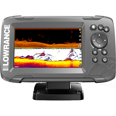 Lowrance HOOK2-5 Combo, Inland Maps, DownScan