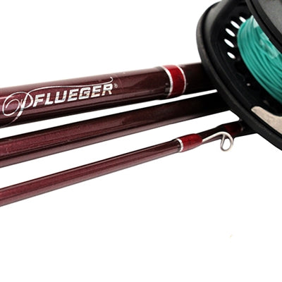 PFLUEGER 8' 3 Section Fly Fishing Kit