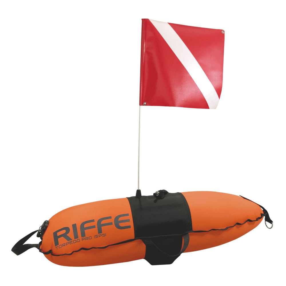 Riffe Torpedo Pro Dive Float W Flag