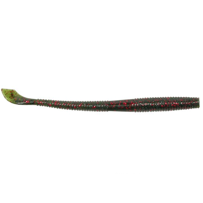 Yamamoto 7S-20-208 3.5 Kut Tail Worm Watermelon/Black/Red